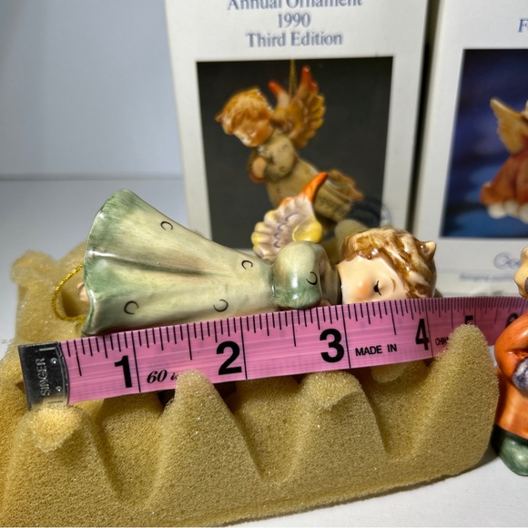 Hummel Annual Ornament 90׳s Lot Of 3 Peace On Earth~Vierte Auflage~Sweet Treats - Picture 10 of 10